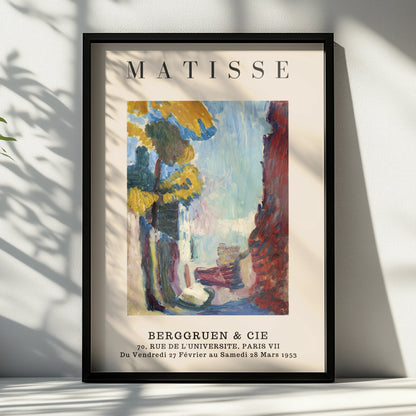 Colourful Street Scene Wall Art Print, Vintage Modernist Gallery Poster – product image 6