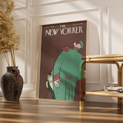 The New Yorker October 1926 Vintage Cover Poster, Art Deco Military Figure Wall Art