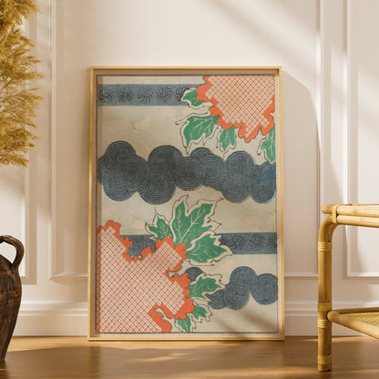 Vintage Japanese Woodblock Print, Bijutsukai 1901, Japandi Wall Art Poster – A5 print