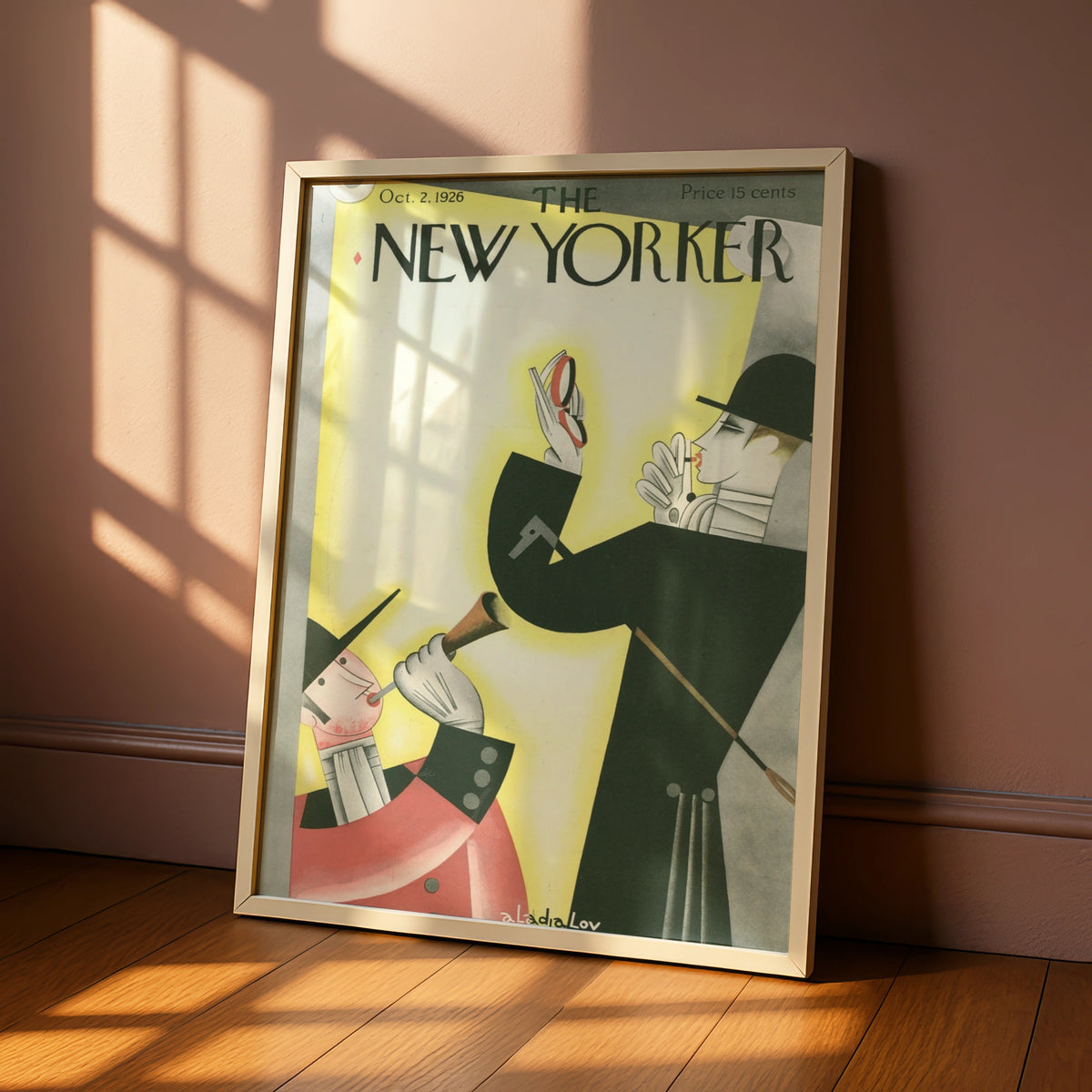 The New Yorker Poster, Vintage 1926 Art Print, Henri-inspired Wall Decor, Unique Collector's Item