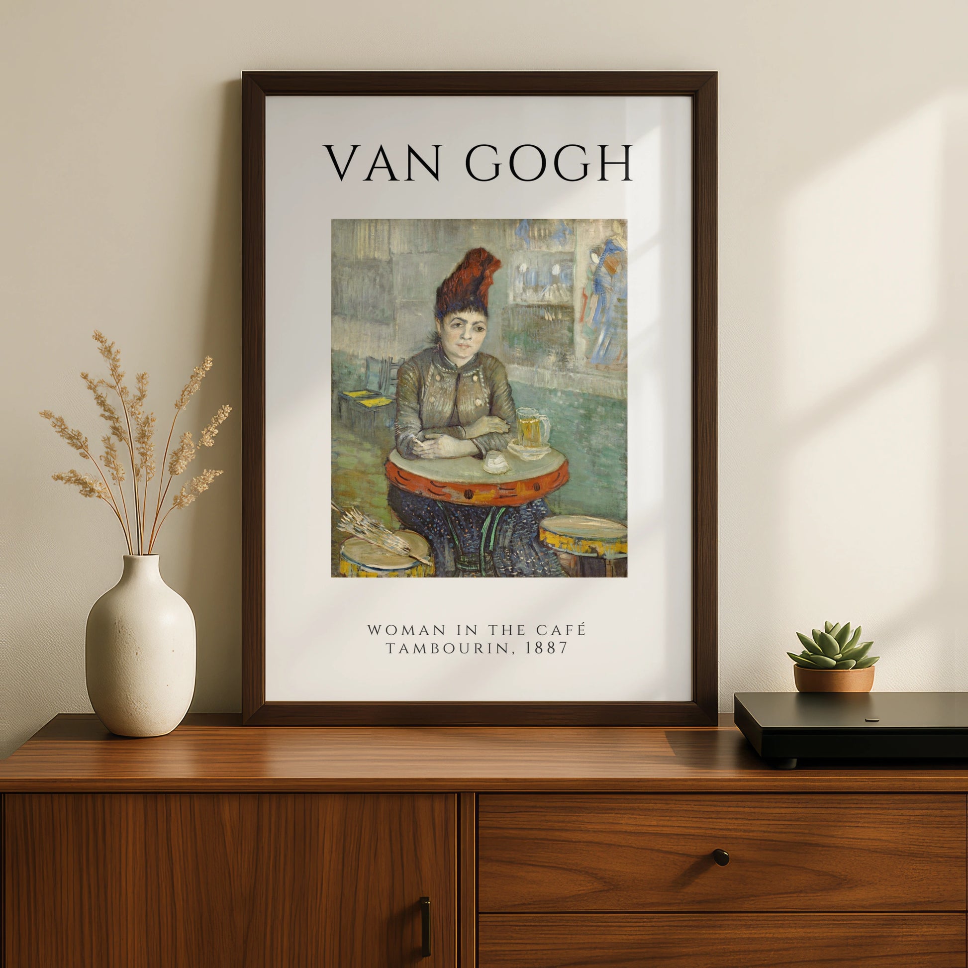 Van Gogh Woman in the Cafe Tambourin 1887 Wall Art Print, Vintage Gallery Poster – product image 2