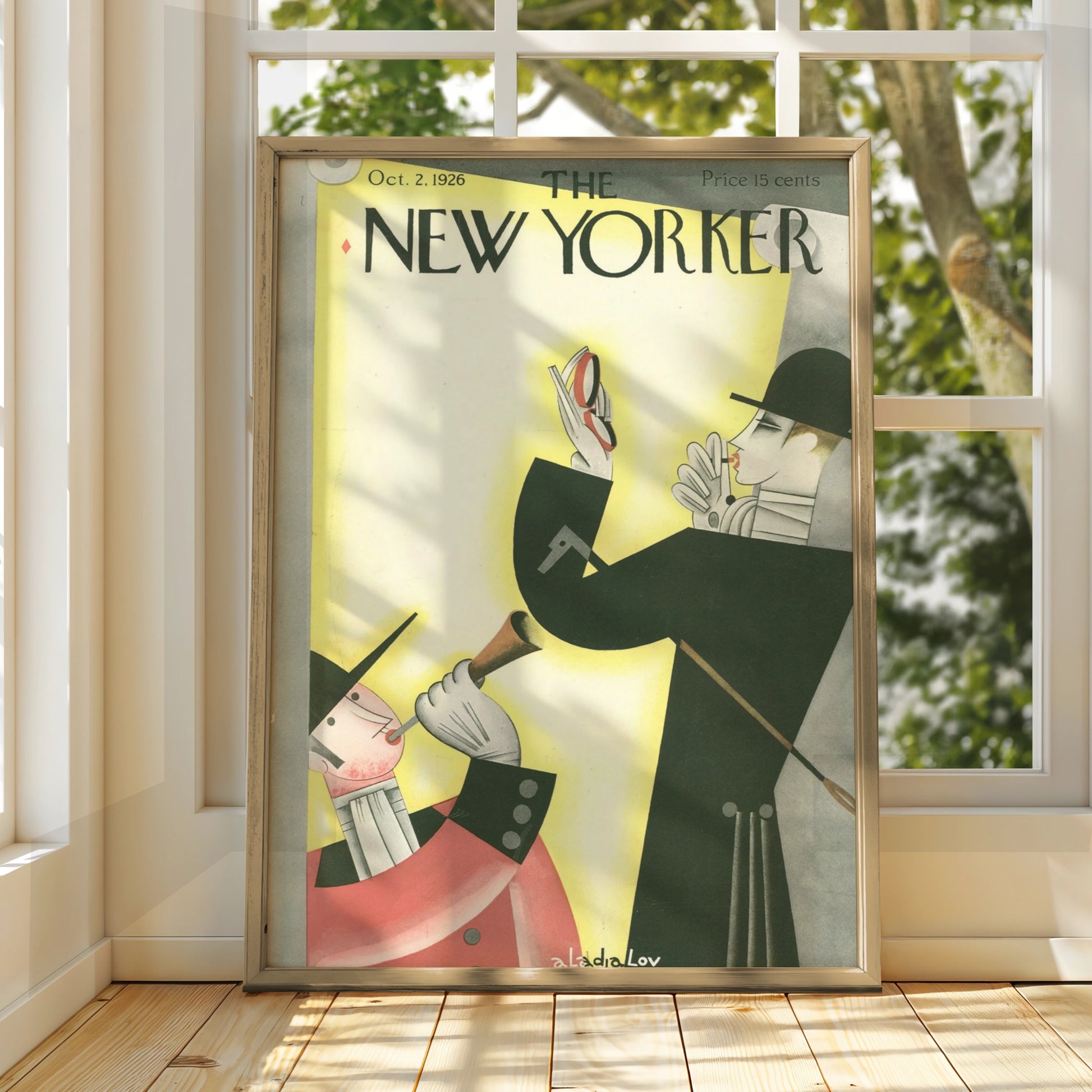 The New Yorker Poster, Vintage 1926 Art Print, Henri-inspired Wall Decor, Unique Collector's Item