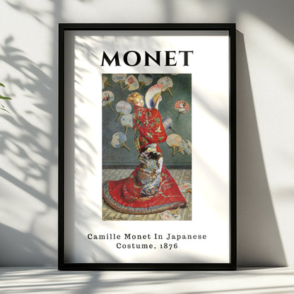 Monet Camille in Japanese Costume 1876 Wall Art Print | Vintage Impressionist Poster – product image 6