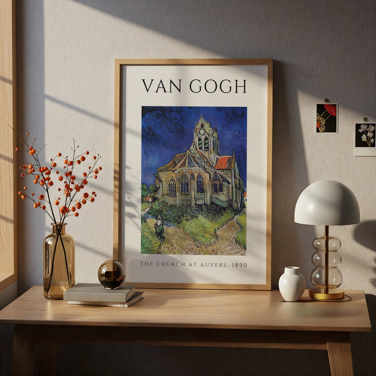 Van Gogh Church at Auvers 1890 Wall Art Print | Vintage Blue Post-Impressionist Poster – product image 5