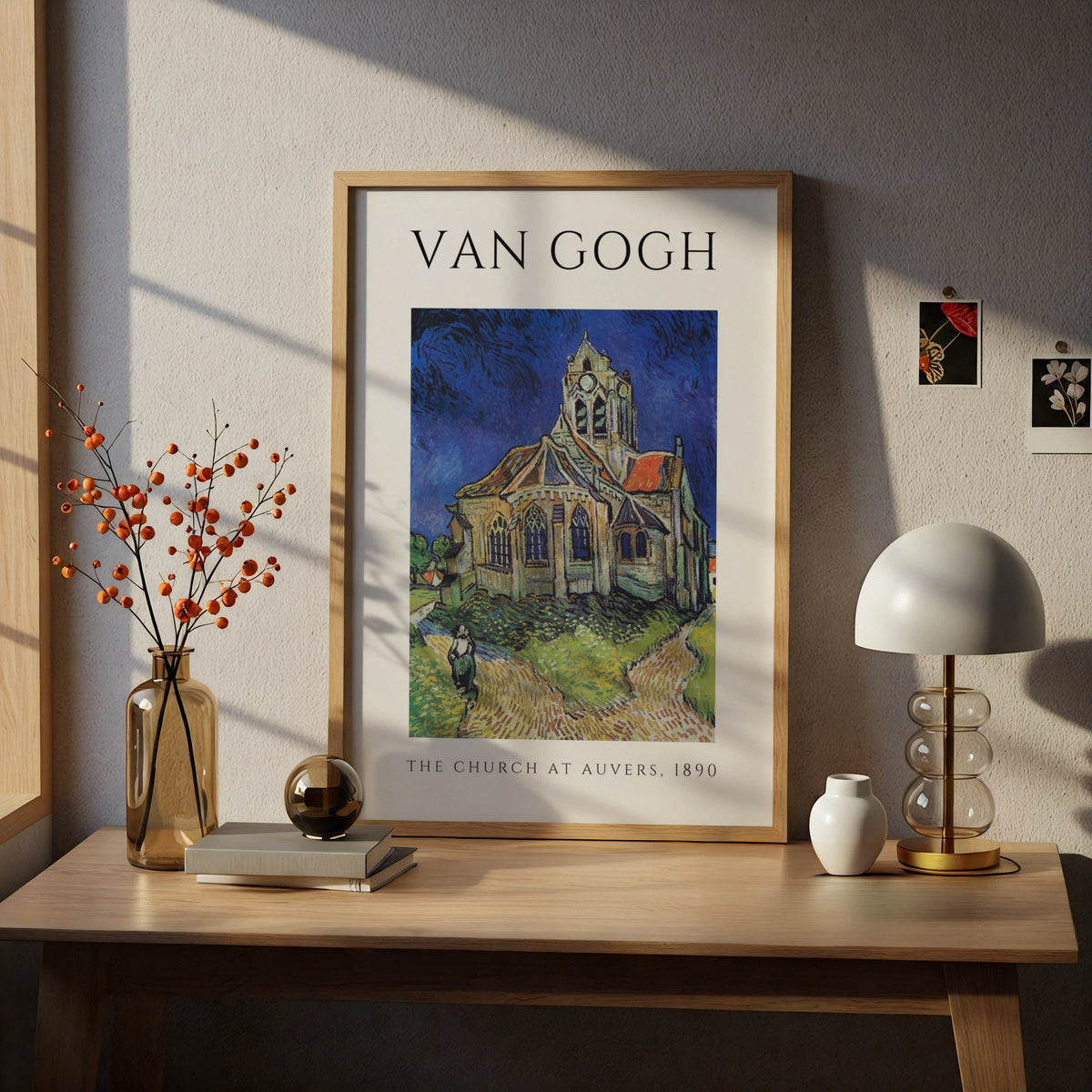 Van Gogh Church at Auvers 1890 Wall Art Print | Vintage Blue Post-Impressionist Poster – product image 5