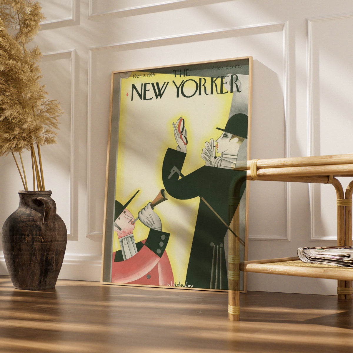The New Yorker Poster, Vintage 1926 Art Print, Henri-inspired Wall Decor, Unique Collector's Item
