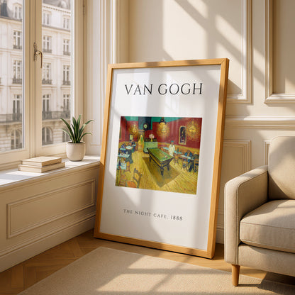Van Gogh The Night Cafe 1888 Wall Art Print | Vintage Impressionist Poster, Living Room – product image 4
