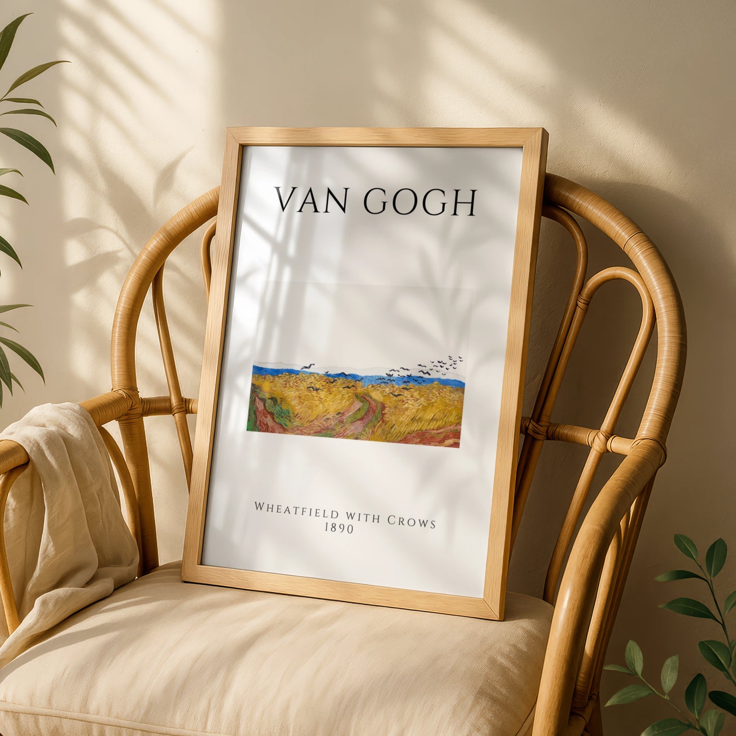 Van Gogh Wheatfield With Crows Wall Art Print | Vintage Gallery Poster, Living Room – product image 3