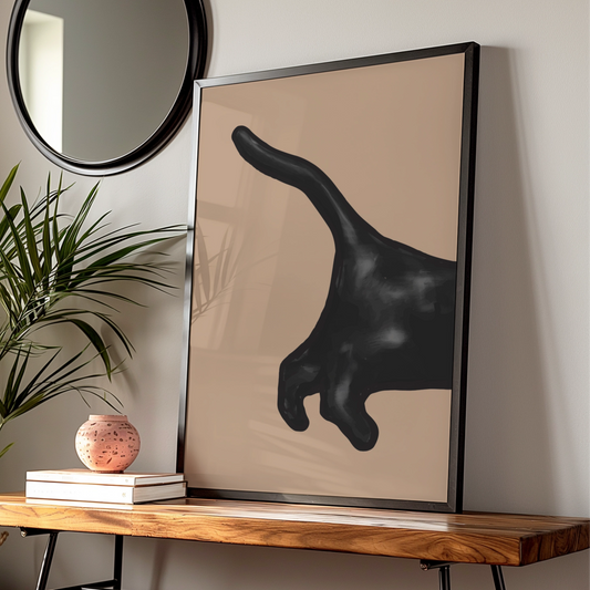 Halloween Black Witch Hand Poster, Spooky Claw Wall Art, Dark Gothic Horror Print