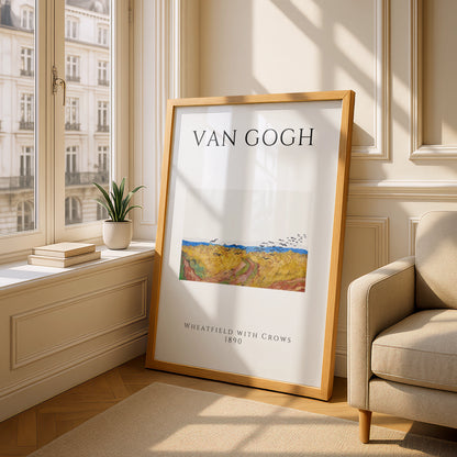 Van Gogh Wheatfield With Crows Wall Art Print | Vintage Gallery Poster, Living Room – product image 4