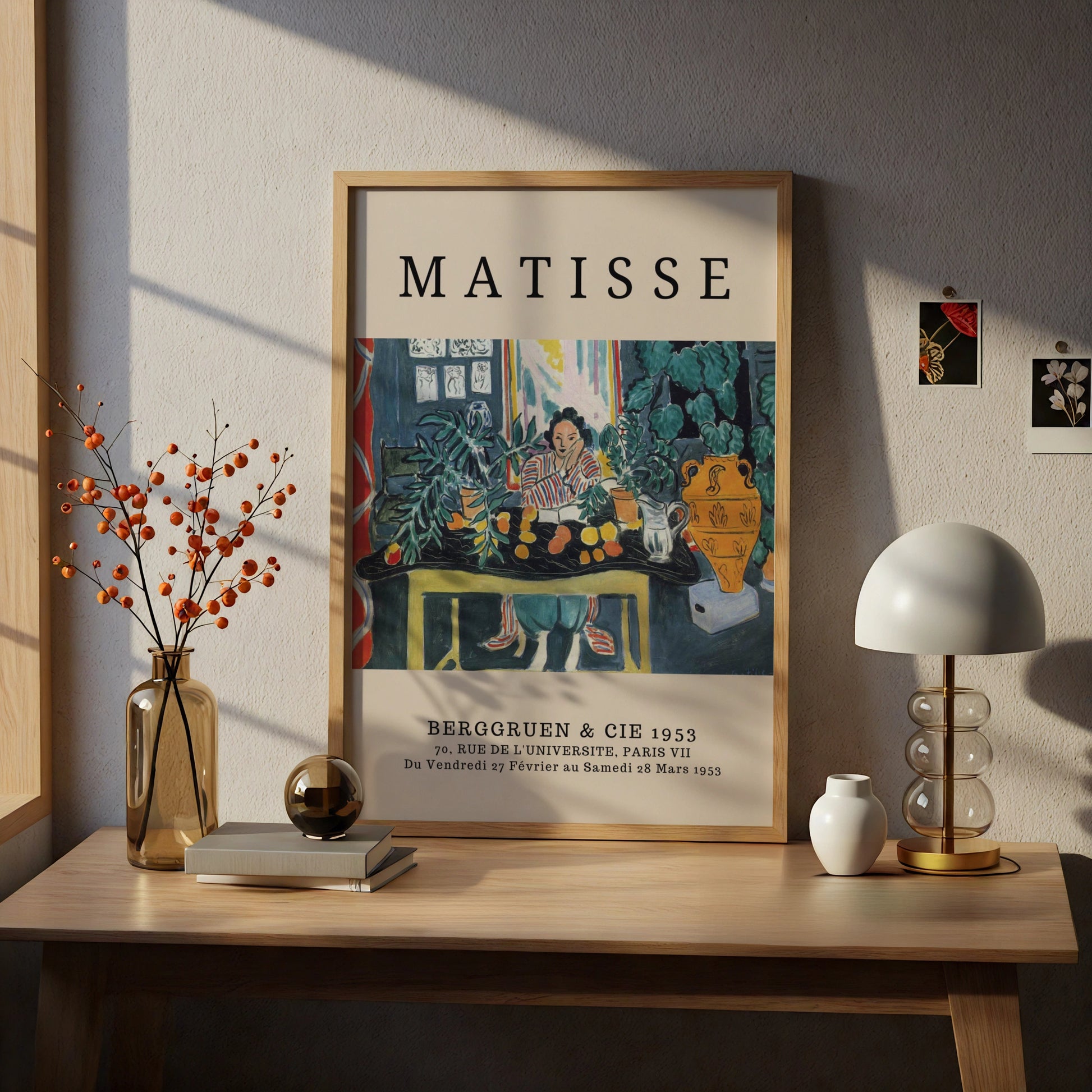 Colourful Fauvist Interior Wall Art Print, Vintage Botanical Modernist Poster – product image 5