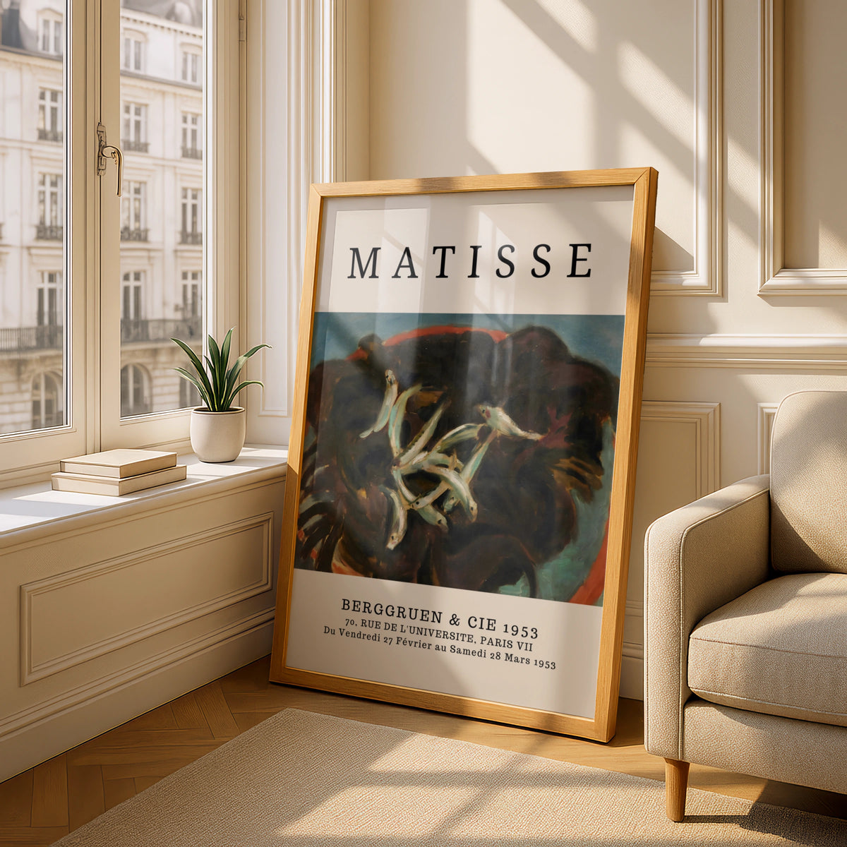 Colourful Fish Still Life Wall Art Print, Vintage Fauvist Gallery Poster – product image 4