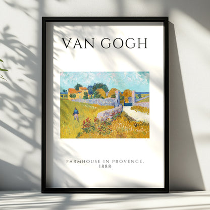 Van Gogh Farmhouse in Provence Wall Art Print | Vintage Impressionist Poster, Living Room – product image 6