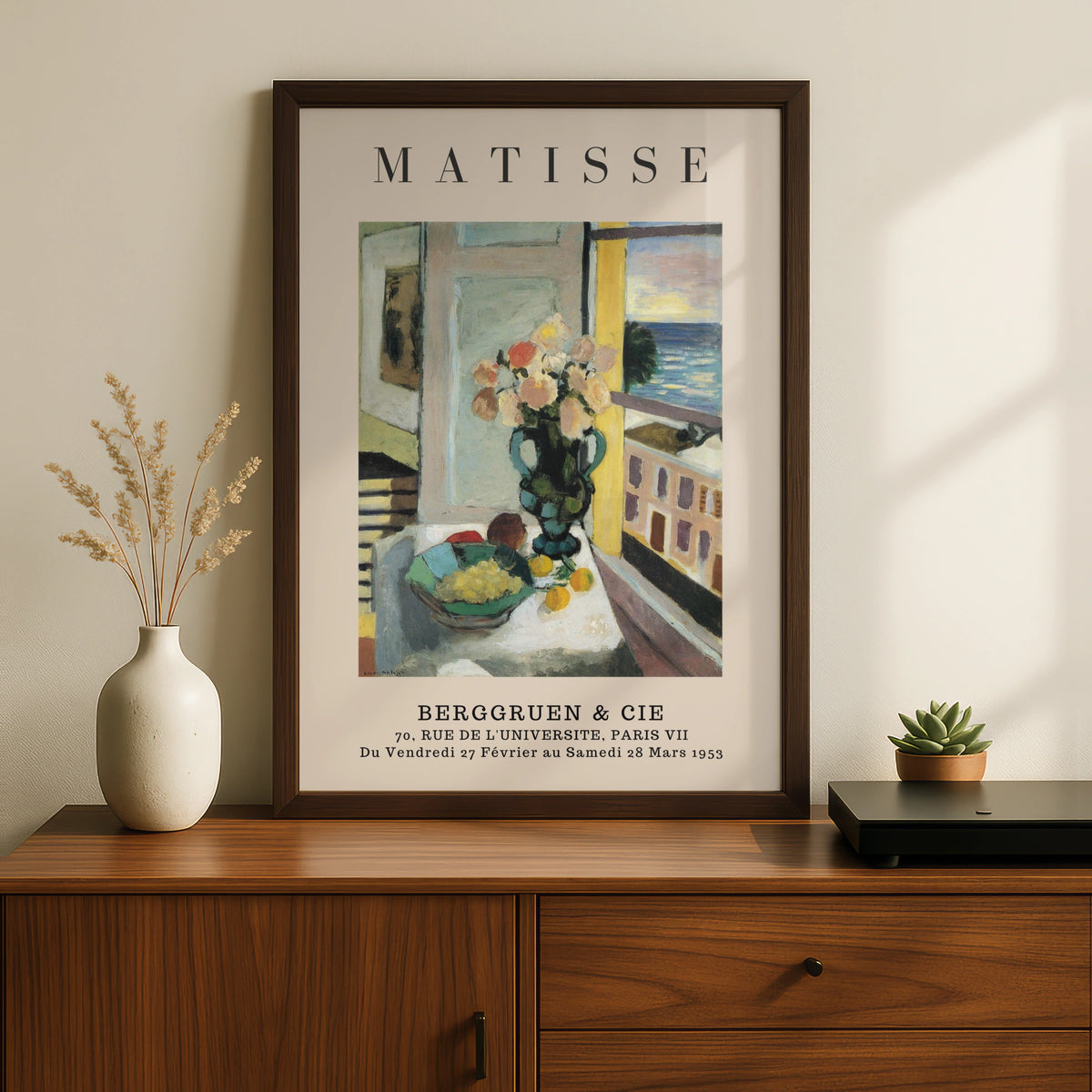 Floral Still Life Wall Art Print, Colourful Vintage Gallery Poster – product image 2