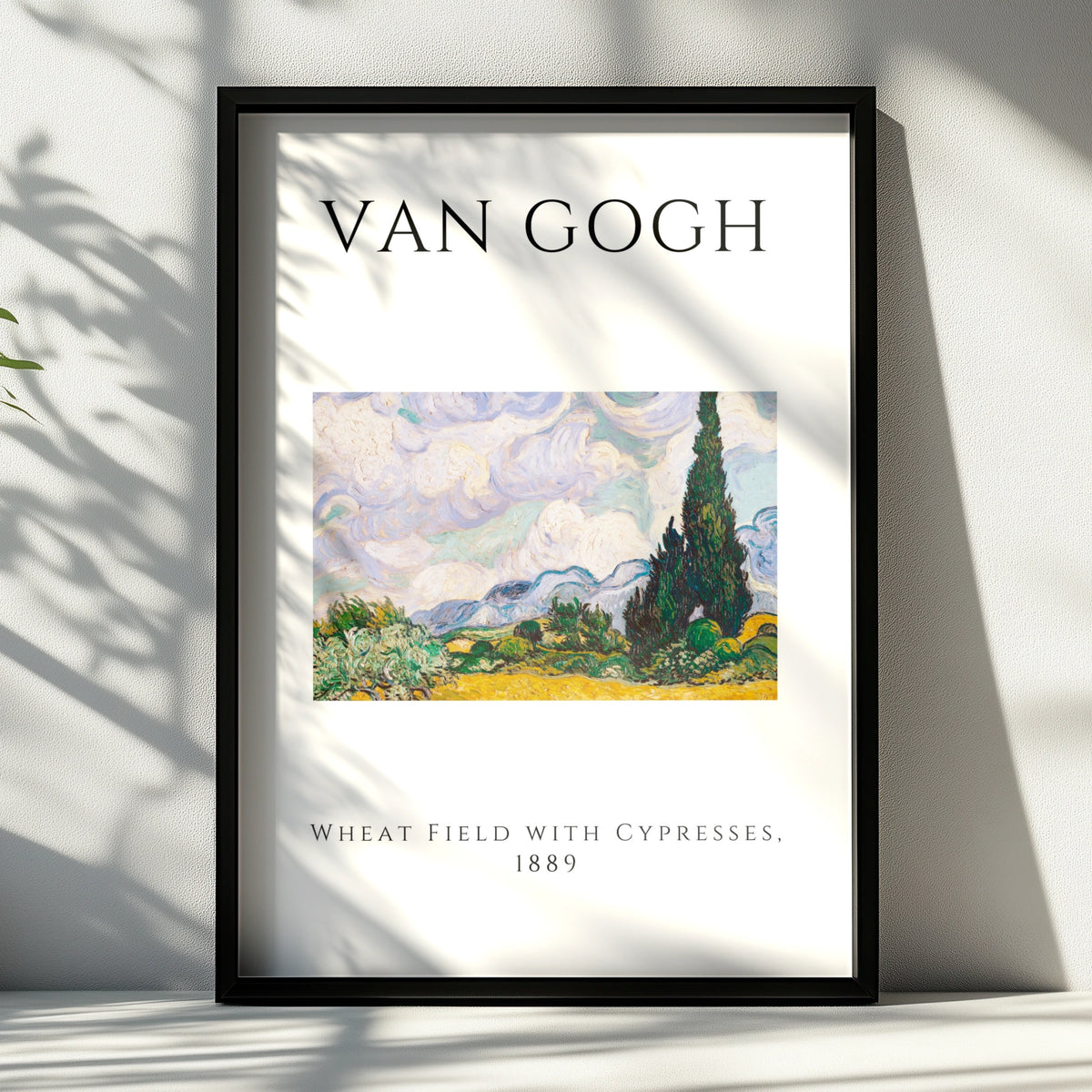 Van Gogh Wheat Field with Cypresses Wall Art Print | Vintage Landscape Poster, Living Room – product image 6