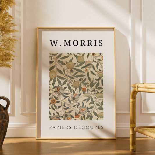 William Morris Botanical Wall Art Print | Fruit Pattern Vintage Poster | Living Room Decor – product image 1