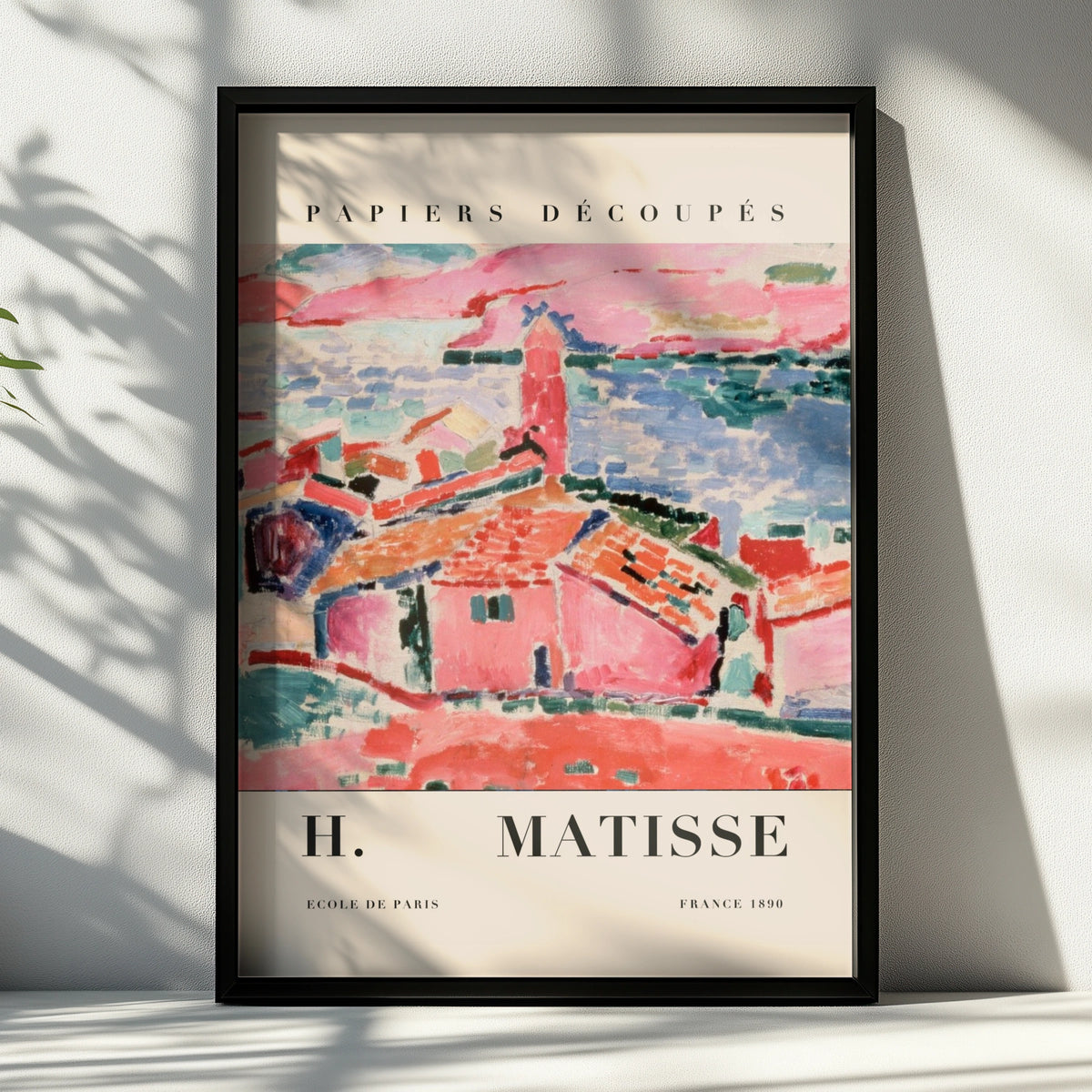 Colourful Fauvist Village Wall Art Print, Vintage Modernist Gallery Poster – product image 6