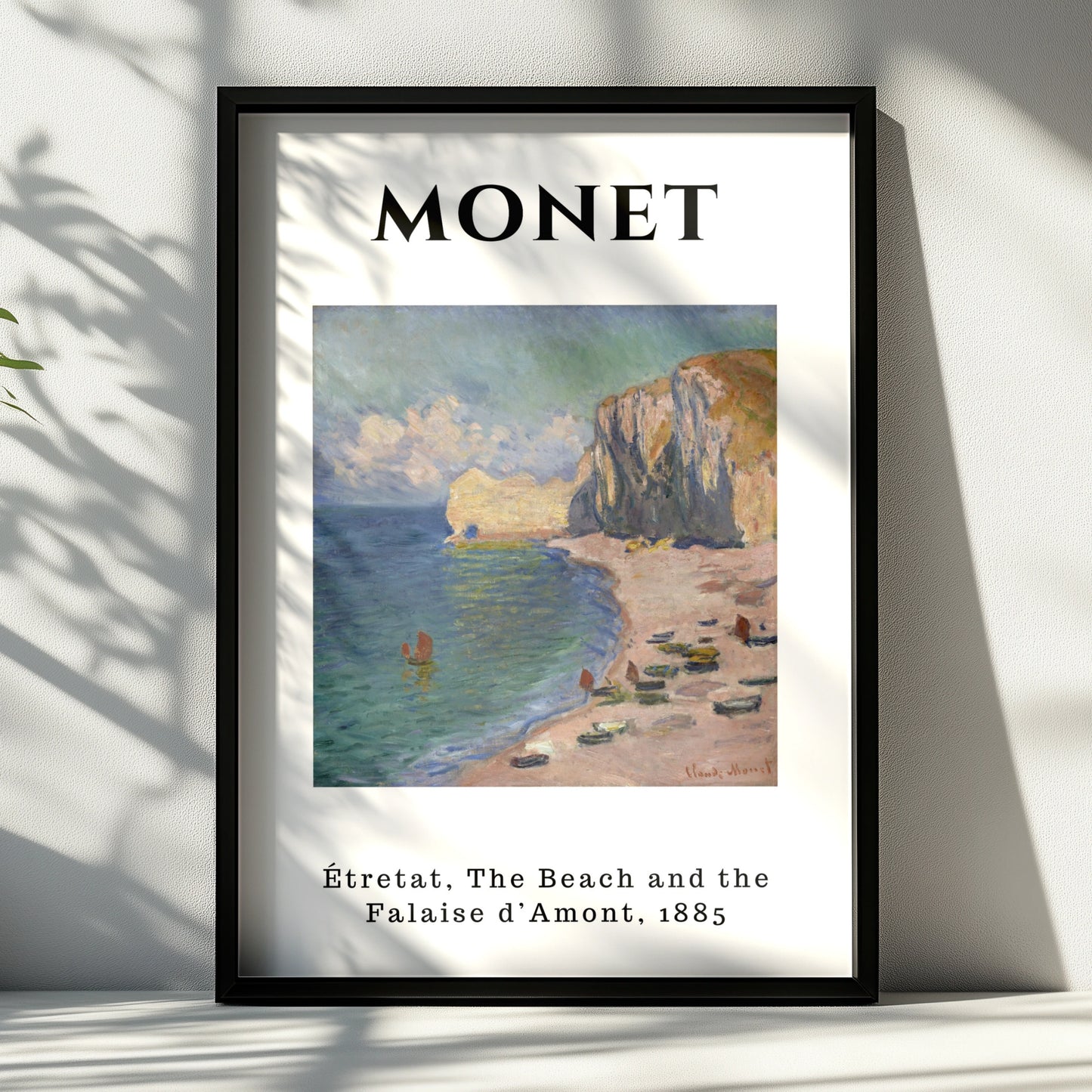 Monet Etretat Beach Wall Art Print | Impressionist Coastal Poster, Living Room Decor – product image 6