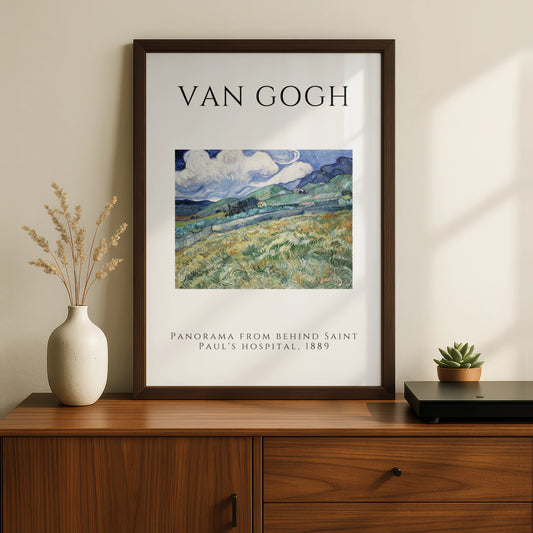 Van Gogh Landscape Wall Art Print | Vintage Gallery Poster, Green Blue Living Room – product image 2