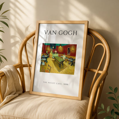 Van Gogh The Night Cafe 1888 Wall Art Print | Vintage Impressionist Poster, Living Room – product image 3