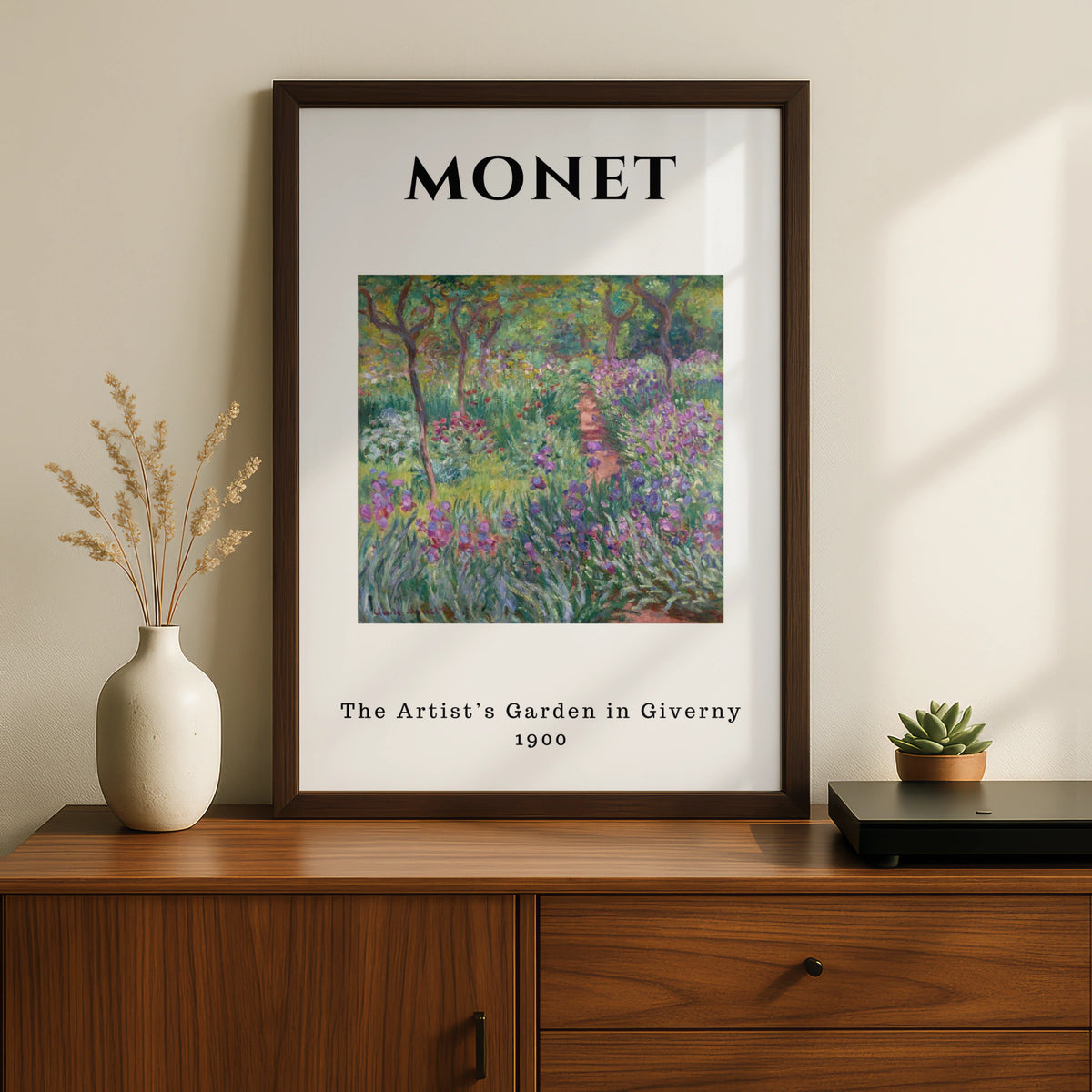 Monet Garden Wall Art Print | Impressionist Floral Poster, Giverny Botanical Print – product image 2