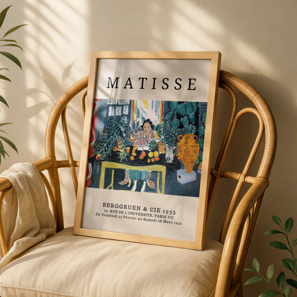 Colourful Fauvist Interior Wall Art Print, Vintage Botanical Modernist Poster – product image 3