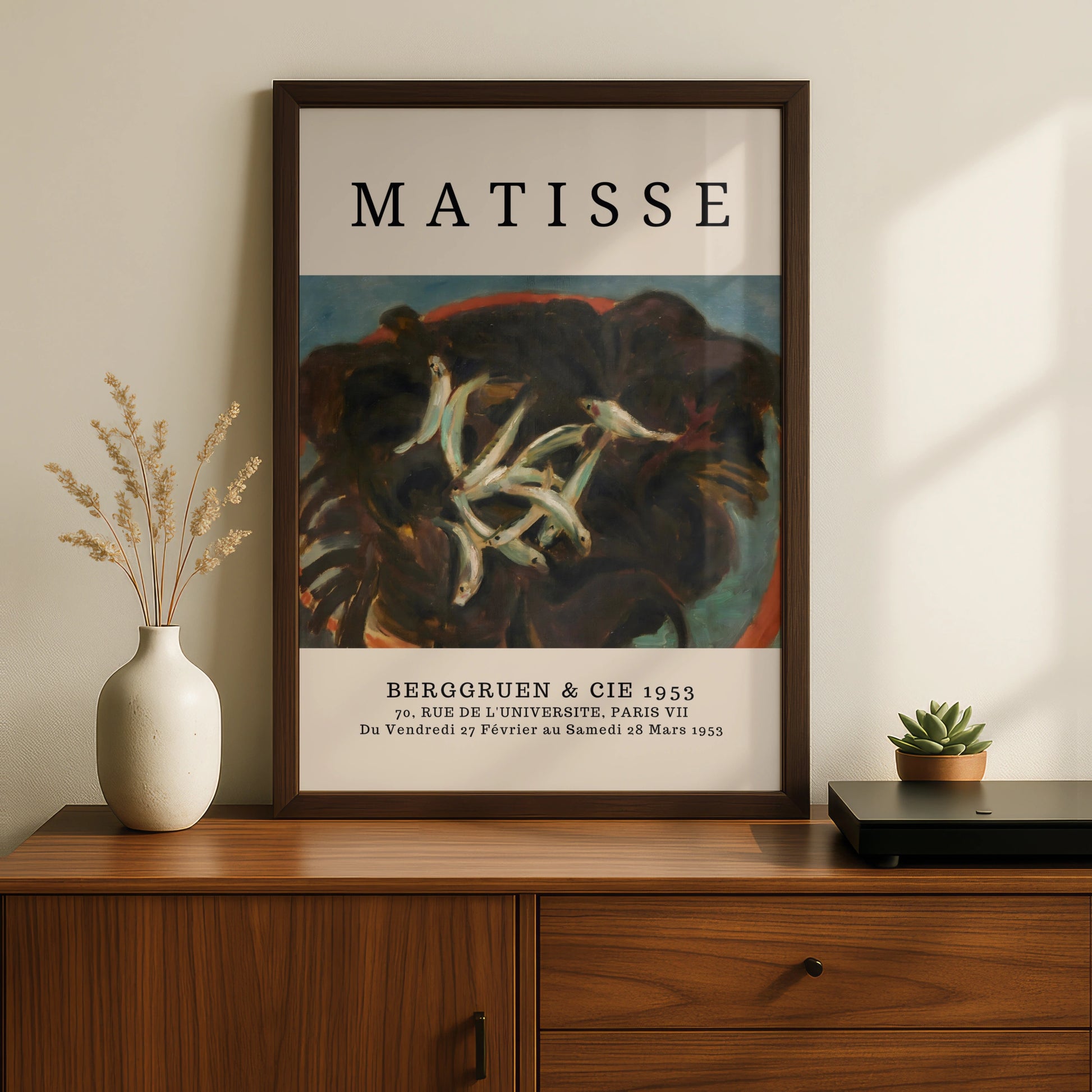 Colourful Fish Still Life Wall Art Print, Vintage Fauvist Gallery Poster – product image 2
