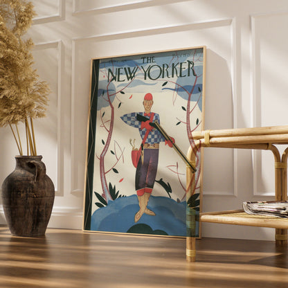 The New Yorker October 1926 Hunter Cover Poster, Vintage Art Deco Wall Art Print