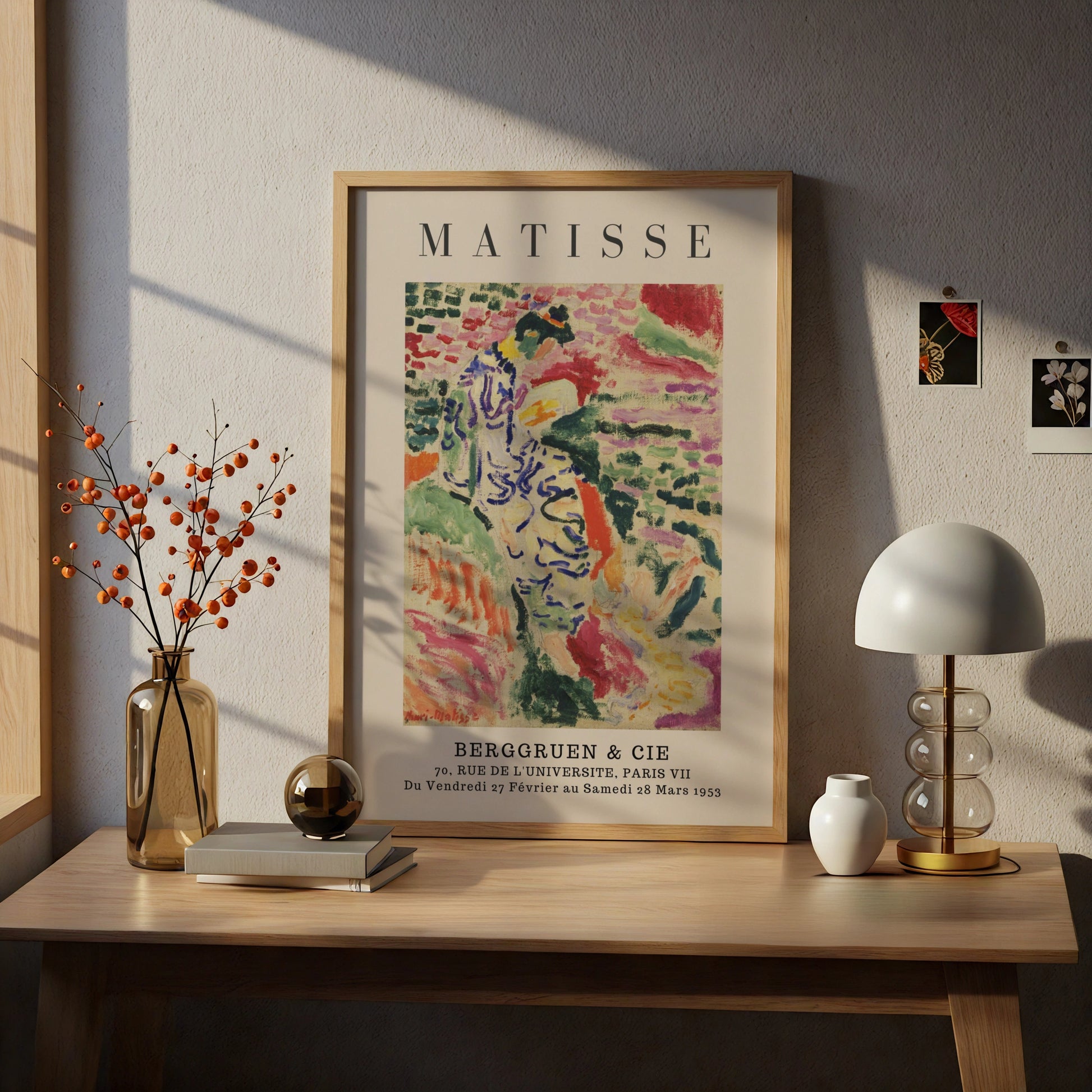 Colourful Fauvist Figure Wall Art Print, Vintage Modernist Living Room Poster – product image 5