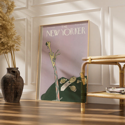 The New Yorker 1926 Art Deco Cover Poster, Vintage Jazz Age Wall Art Print