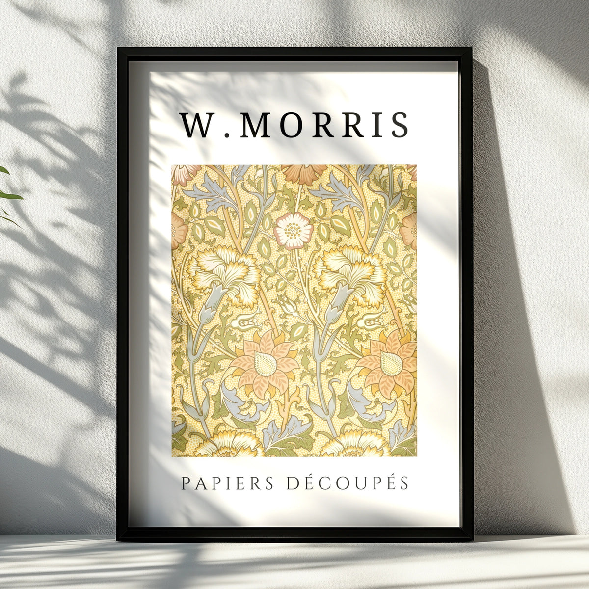 William Morris Floral Wall Art Print | Yellow Botanical Poster, Living Room Decor – product image 6