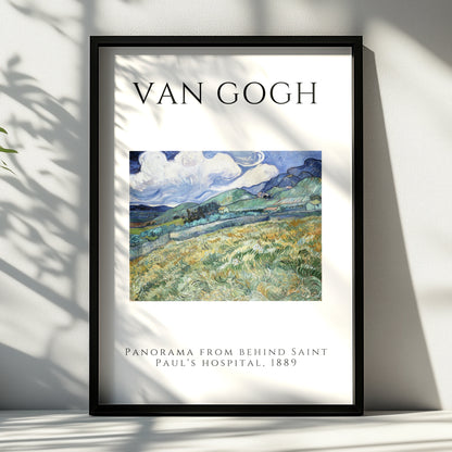 Van Gogh Landscape Wall Art Print | Vintage Gallery Poster, Green Blue Living Room – product image 6