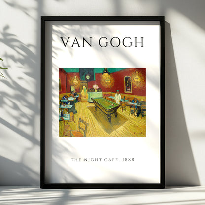 Van Gogh The Night Cafe 1888 Wall Art Print | Vintage Impressionist Poster, Living Room – product image 6