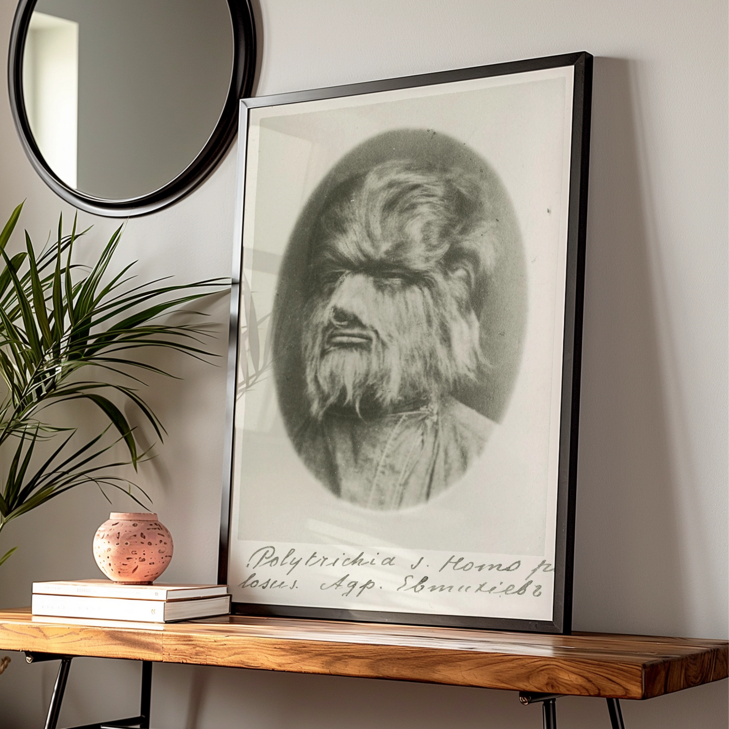 Werewolf Victorian Horror Poster, Halloween Wall Art, Creepy Antique Monster Print
