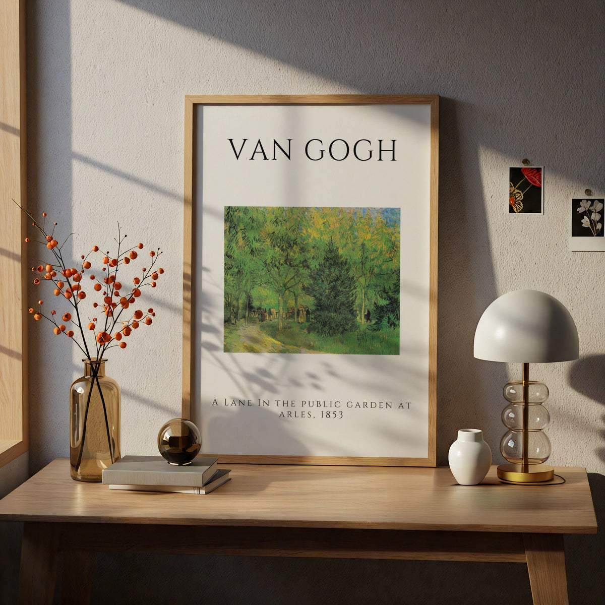 Van Gogh Garden Wall Art Print | Green Tree Lane Poster, Living Room Decor – product image 5