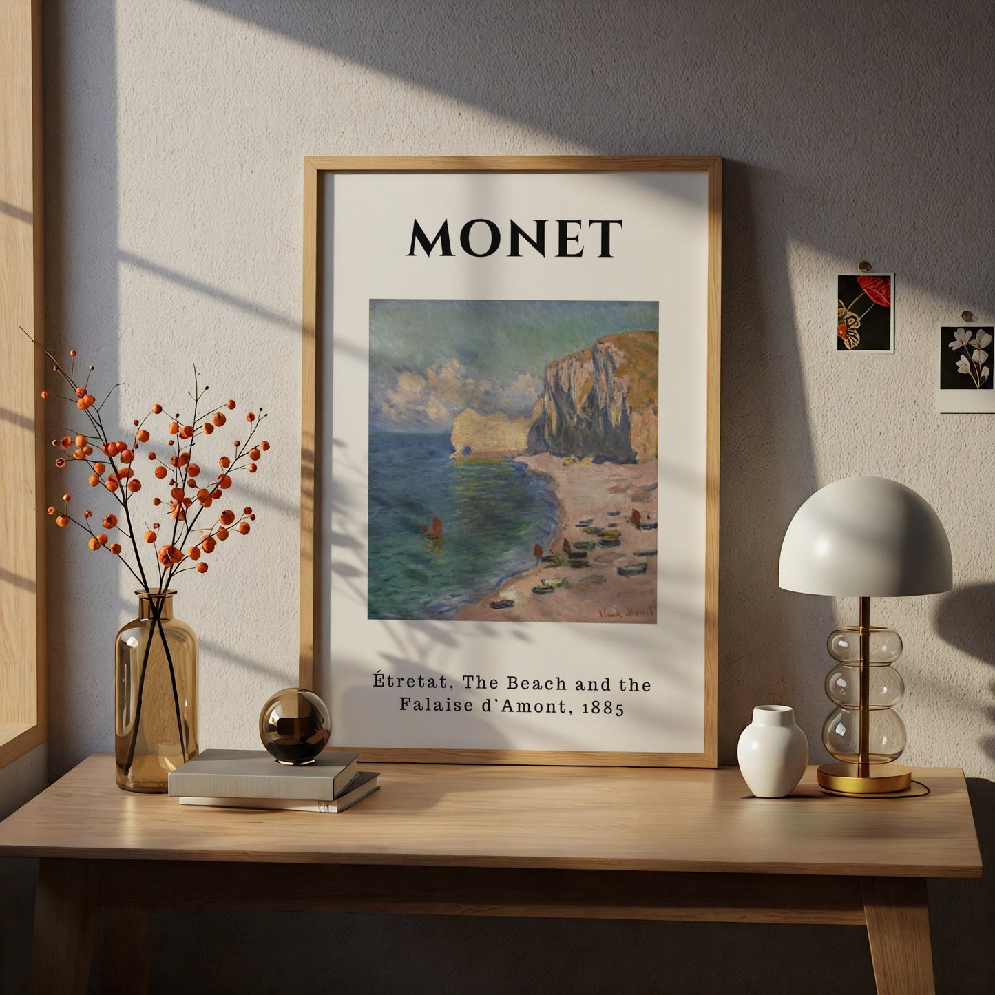 Monet Etretat Beach Wall Art Print | Impressionist Coastal Poster, Living Room Decor – product image 5