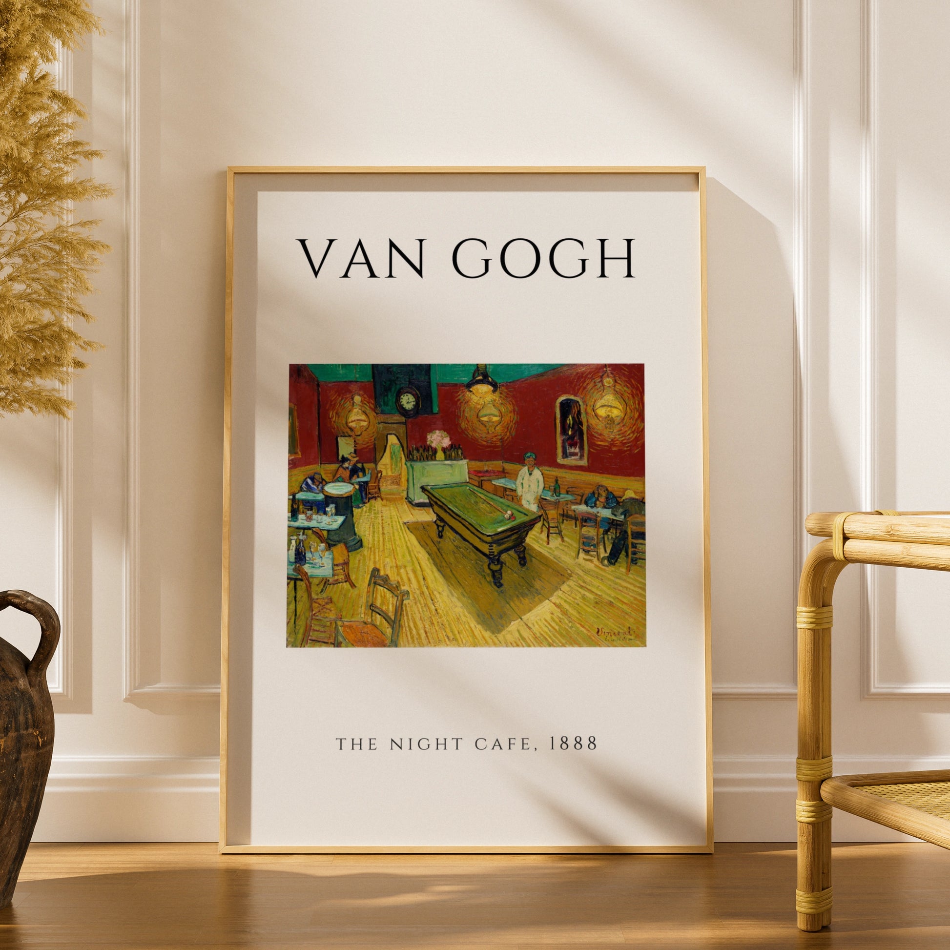 Van Gogh The Night Cafe 1888 Wall Art Print | Vintage Impressionist Poster, Living Room – product image 1