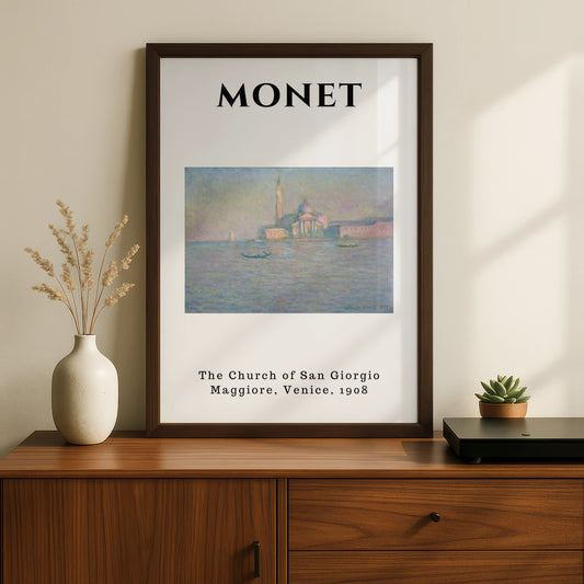 Monet Venice Wall Art Print | Impressionist Poster, Pastel Living Room Decor – product image 2