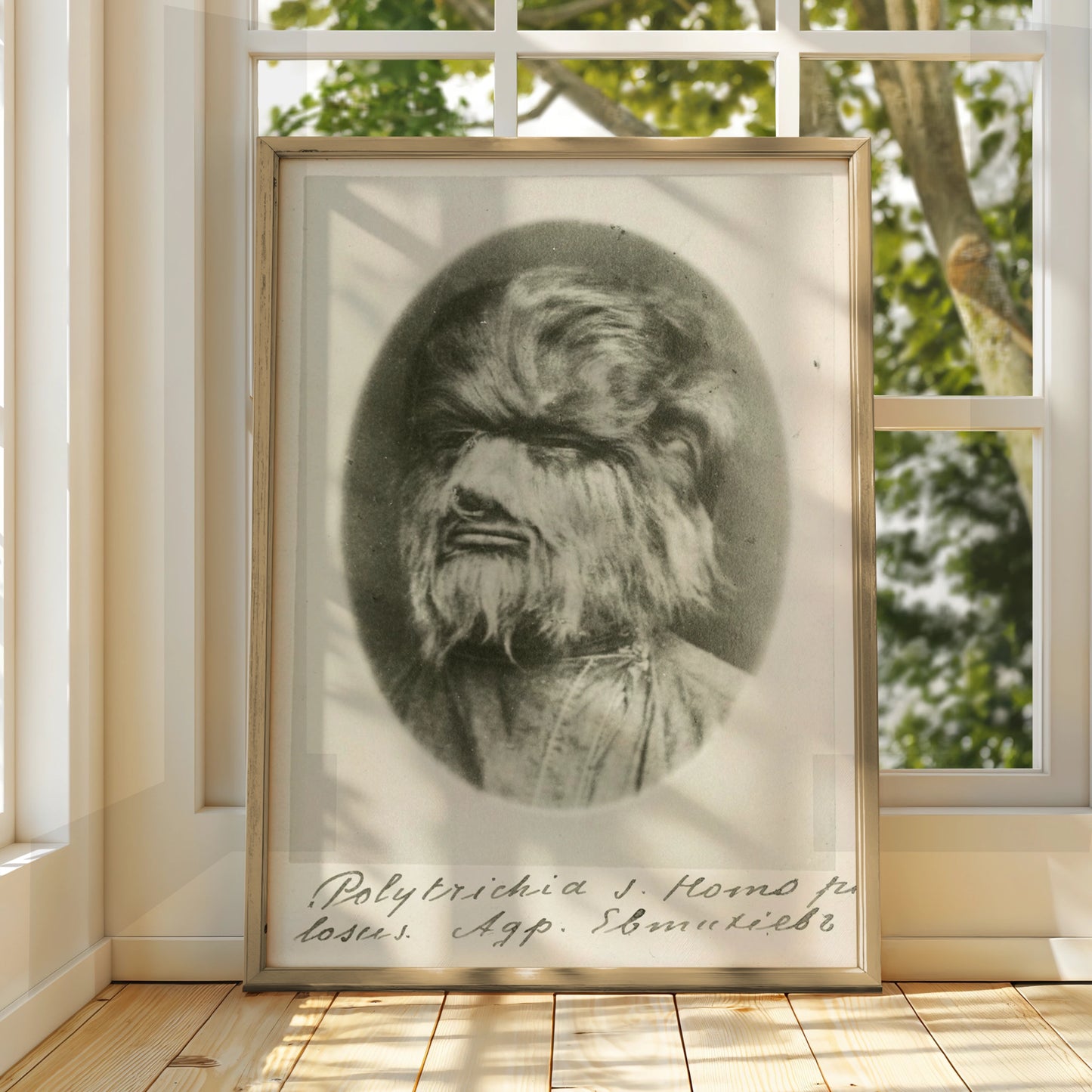 Werewolf Victorian Horror Poster, Halloween Wall Art, Creepy Antique Monster Print