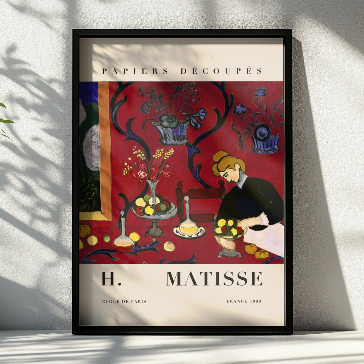 Red Room Wall Art Print, Colourful Fauvist Vintage Living Room Poster – product image 6