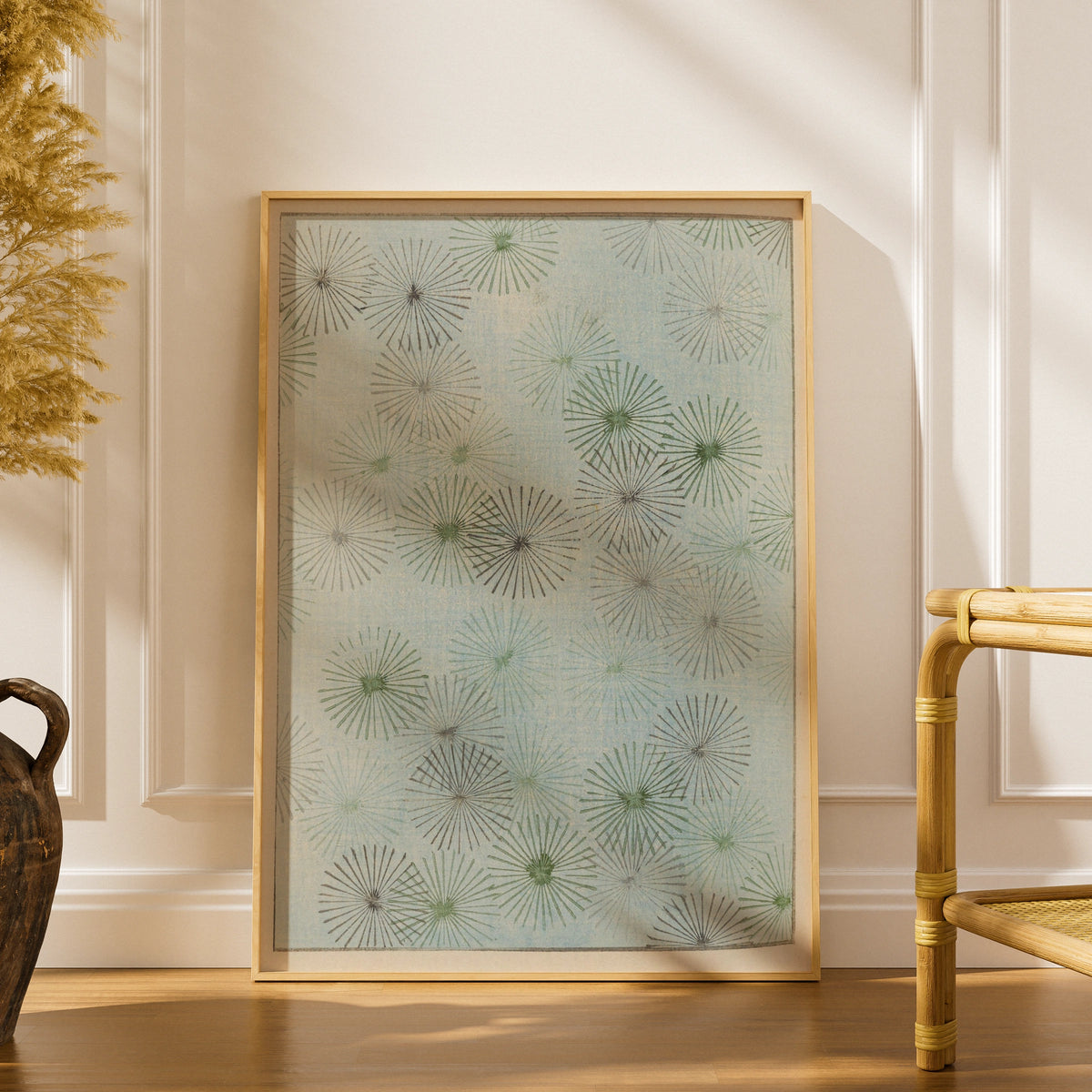 Japanese Botanical Print, Vintage Bijutsukai 1901, Woodblock Wall Art, Japandi Poster – A5 print