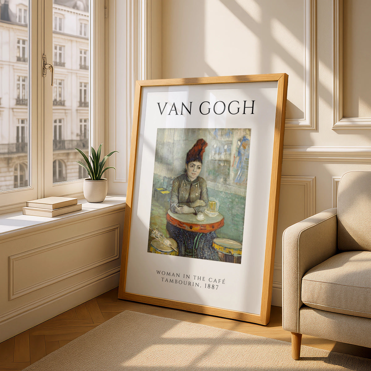 Van Gogh Woman in the Cafe Tambourin 1887 Wall Art Print, Vintage Gallery Poster – product image 4