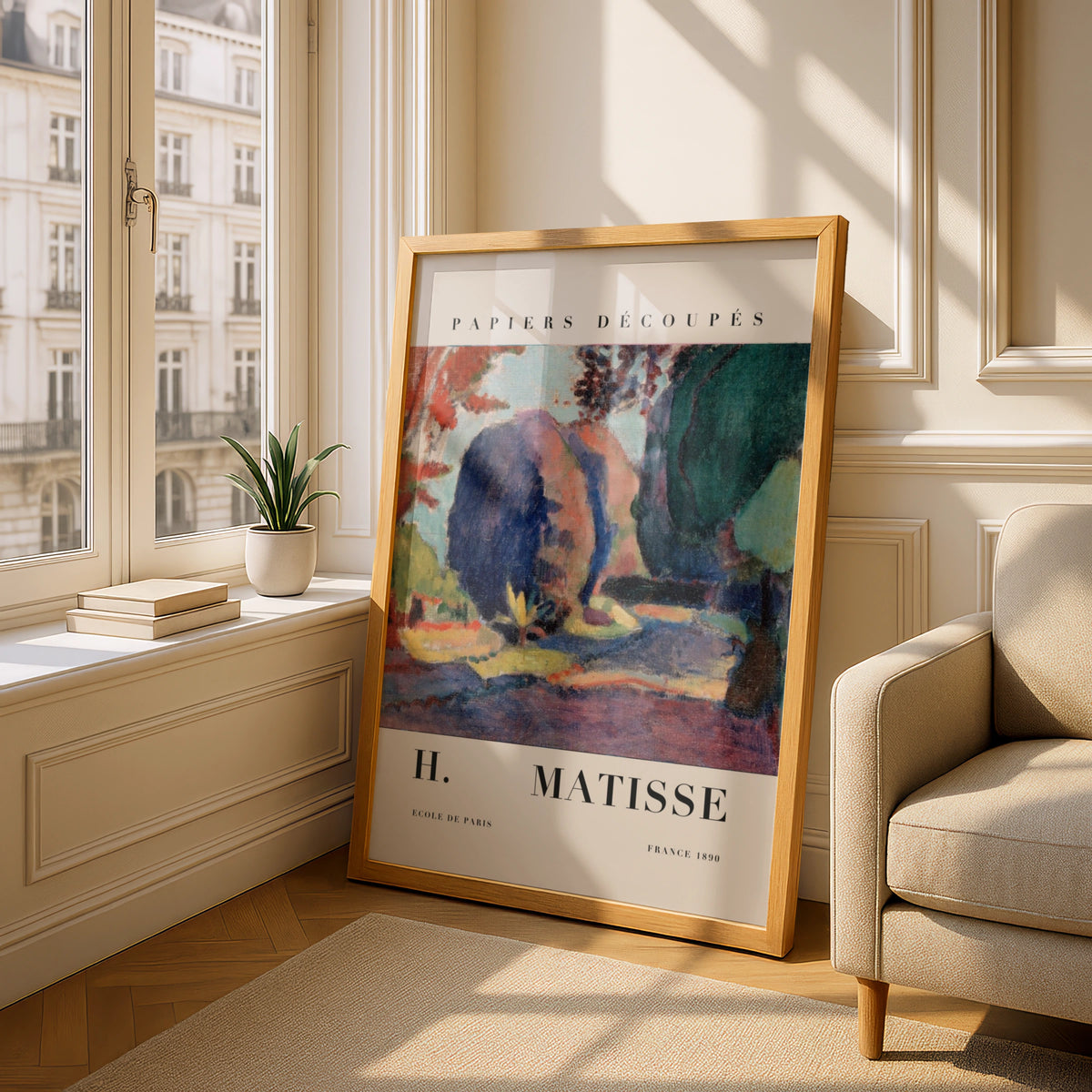 Colourful Landscape Wall Art Print, Vintage Fauvist Living Room Poster – product image 4