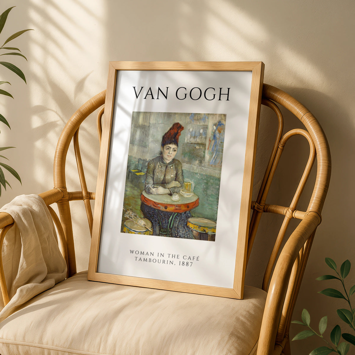 Van Gogh Woman in the Cafe Tambourin 1887 Wall Art Print, Vintage Gallery Poster – product image 3