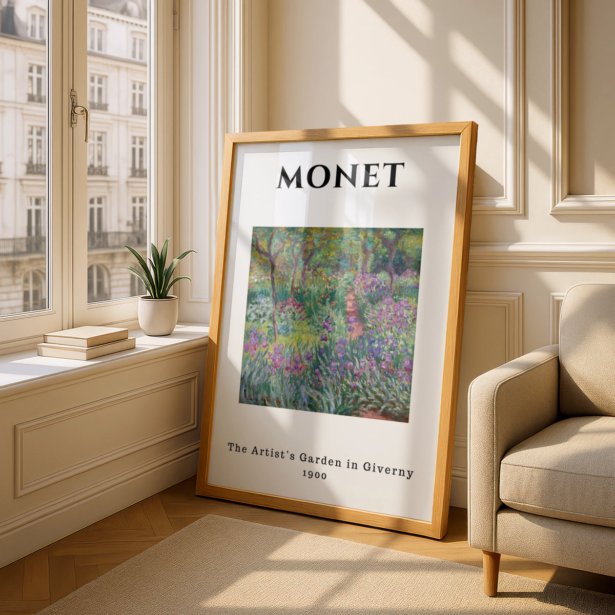 Monet Garden Wall Art Print | Impressionist Floral Poster, Giverny Botanical Print – product image 4