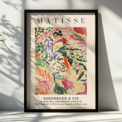 Colourful Fauvist Figure Wall Art Print, Vintage Modernist Living Room Poster – product image 6