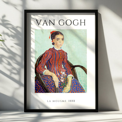 Van Gogh La Mousme 1888 Wall Art Print | Colourful Vintage Portrait Poster – product image 6