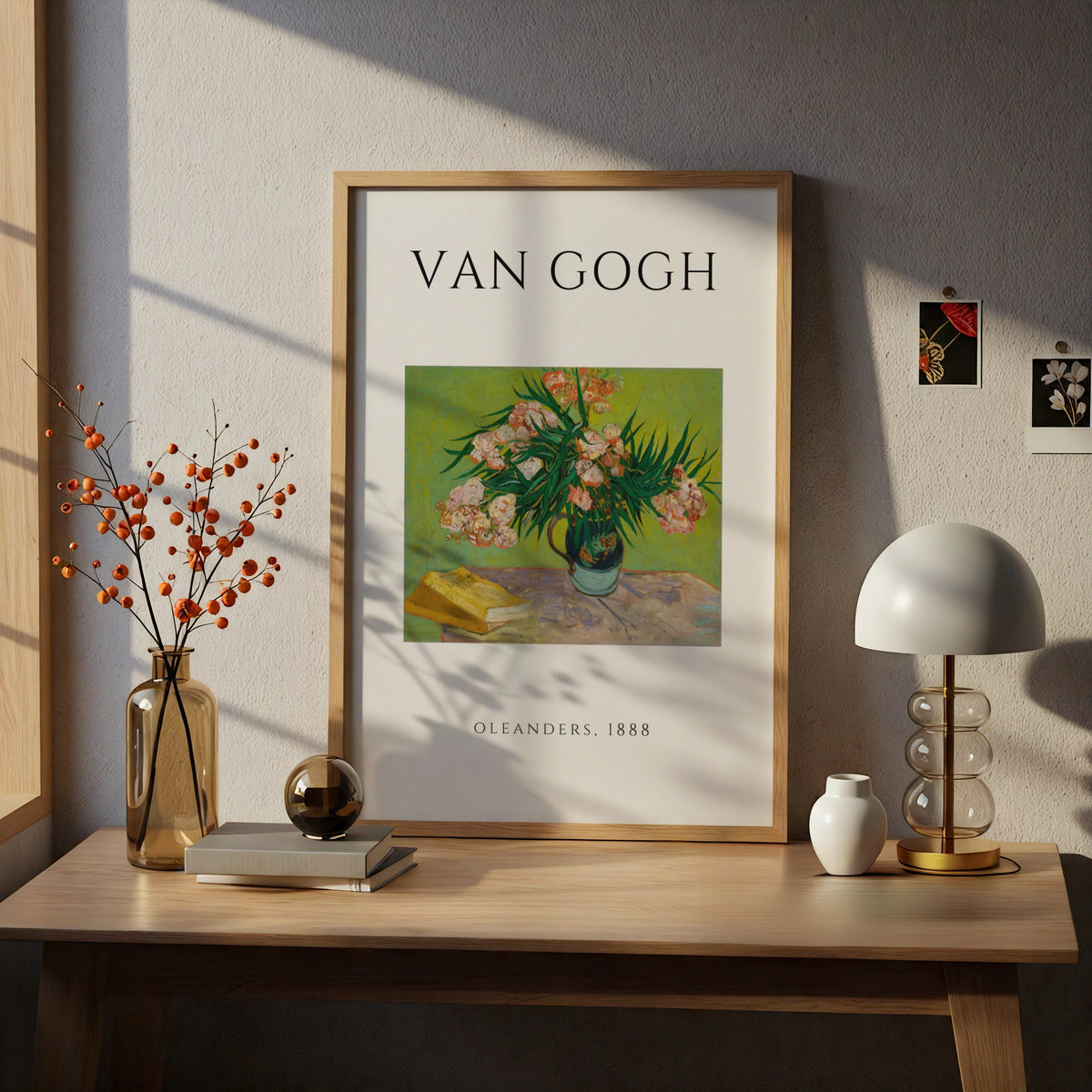 Van Gogh Oleanders 1888 Floral Wall Art Print | Pink Green Botanical Poster – product image 5