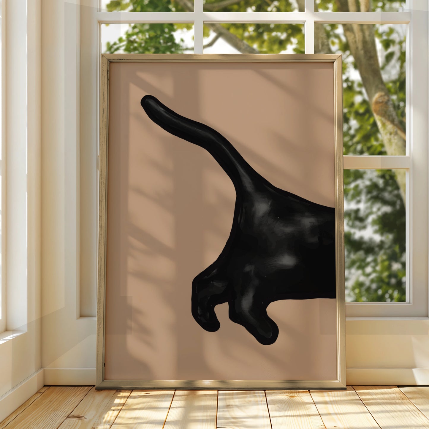 Halloween Black Witch Hand Poster, Spooky Claw Wall Art, Dark Gothic Horror Print