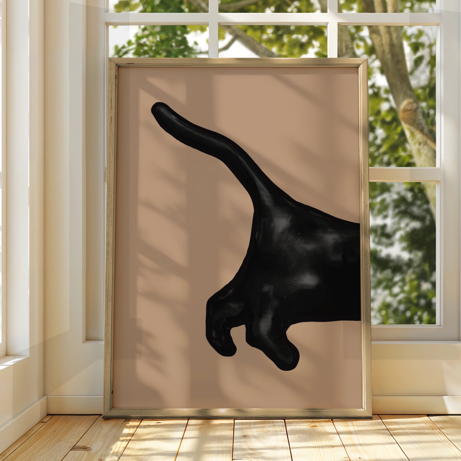 Halloween Black Witch Hand Poster, Spooky Claw Wall Art, Dark Gothic Horror Print